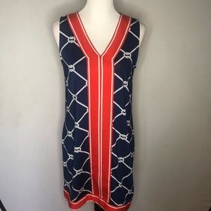 Mud Pie Red, White, Blue Nautical Dress